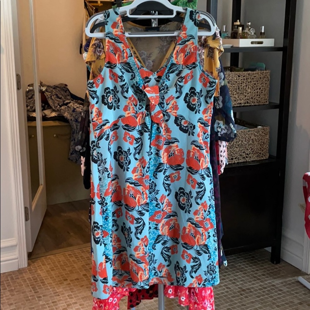 Tropical floral dress